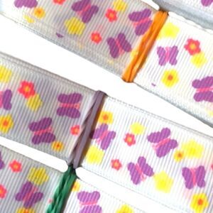 grosgrain Ribbon 7/8” 5 yards 5/$20 butterflies